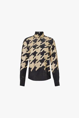 DRIES VAN NOTEN Conis Sequin-embellished Silk Blouse
