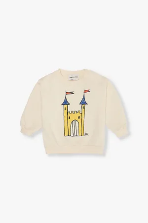 Bobo Choses Castle-print Crew-neck Woven-blend Sweatshirt 6-24 Months