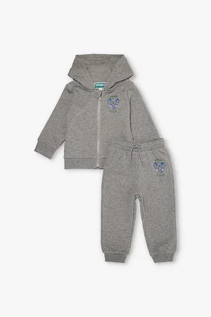 Kenzo Elephant-and-brand-print Cotton-blend Tracksuit 6 Months-3 Years