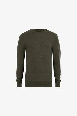 AllSaints Mode Merino Marl-pattern Wool Crew Jumper