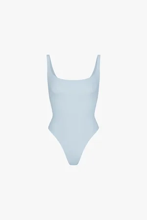 SKIMS Fits Everybody Square-neck Stretch-woven Body