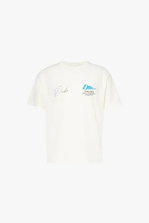 Duke & Dexter Wreath Vintage Relaxed-fit Cotton-jersey T-shirt