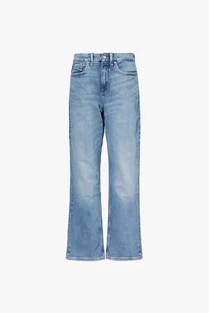 GOOD AMERICAN Good 90s Straight-leg Cotton-blend Denim Jeans