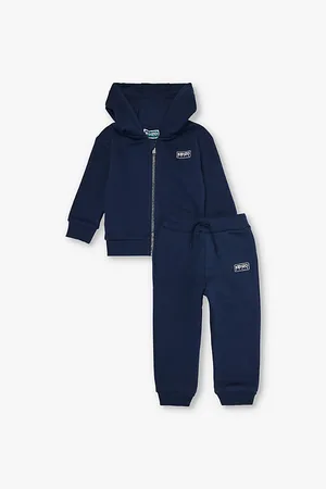 Kenzo Brand-print Cotton-jersey Tracksuit 6 Months-3 Years