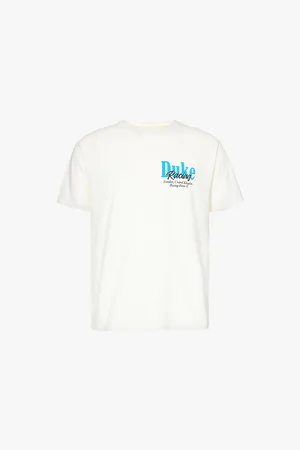 Duke & Dexter Powerboat Vintage Graphic-print Relaxed-fit Cotton-jersey T-shirt