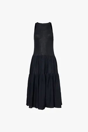 CFCL Cascades Tiered Recycled-polyester Maxi Dress