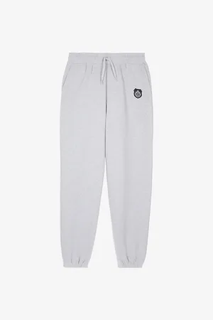 The Kooples Embroidered-patch Straight-leg Cotton-jersey Jogging Bottoms