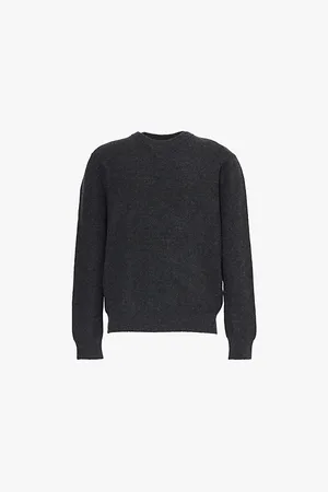 LEMAIRE Le Crewneck Relaxed-fit Brushed Wool Knitted Jumper