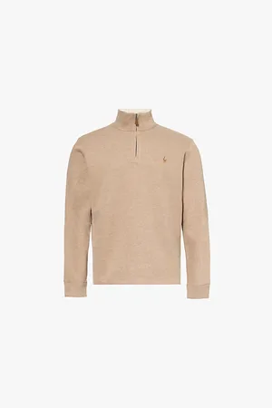 Ralph Lauren Estate Quarter-zip Regular-fit Cotton Knitted Jumper
