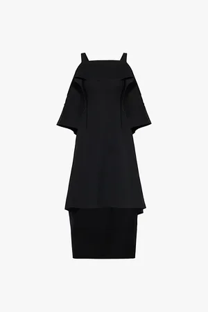 CFCL Milan Draped Knitted Midi Dress