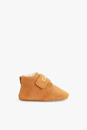 Chloé Logo-print Suede Boots