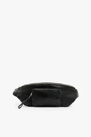 AllSaints Spitalfields Logo-embossed Leather Bumbag