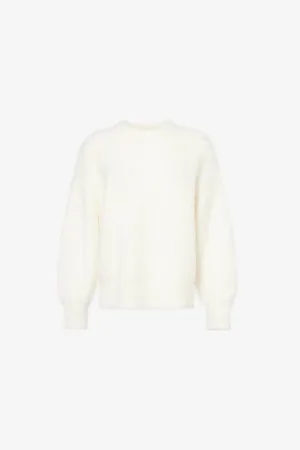 16Arlington Sephia Brushed-texture Stretch-wool Blend Jumper