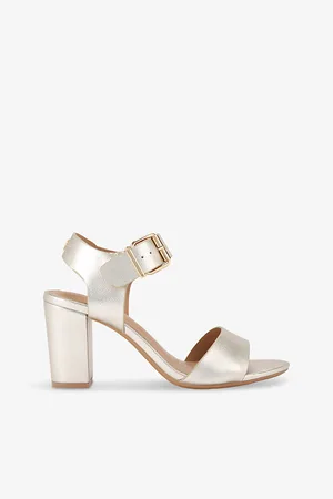 Kurt Geiger Sutton Metallic Faux-leather Sandals