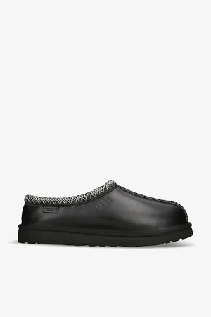 UGG Tasman Branded Leather Slippers