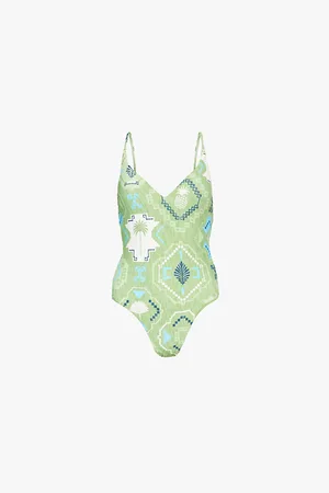Seafolly Kasbah Stretch Recycled-nylon Swimsuit