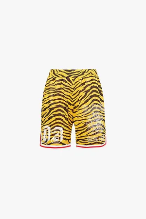 Billionaire Boys Club Crest Basketball Stripe-print Regular-fit Woven Shorts