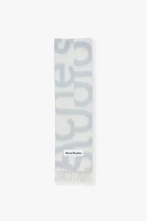 Acne Studios Brand-intarsia Alpaca-blend Scarf