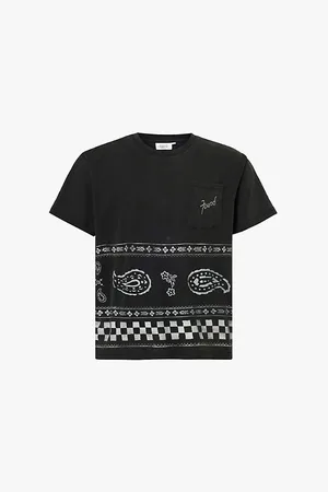 Found Ornament Pocket Graphic-print Relaxed-fit Cotton-jersey T-shirt