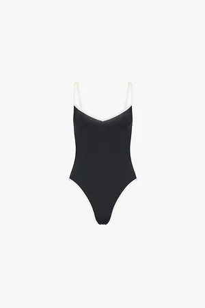 Monday Swimwear Ravello V-neckline Colour-block Swimsuit