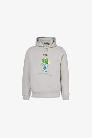 Ralph Lauren Preppy Bear Fleece Cotton-blend Hoody