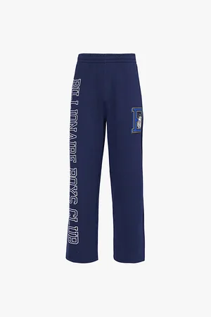 Billionaire Boys Club College Logo-embroidered Cotton-jersey Jogging Bottoms