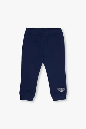 Fendi Logo-embroidered Cotton-jersey Jogging Bottoms 9-24 Months