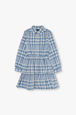 Ralph Lauren Girls Calissa Check Cotton Dress