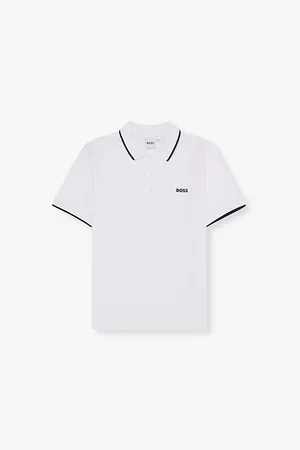 HUGO BOSS Logo-embroidered Cotton-pique Polo Shirt 4-16 Years