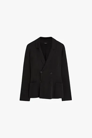 Joseph Milano Double-breasted Woven Blazer