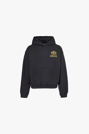 Rhude Cresta Brand-print Cotton-jersey Hoody