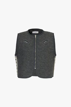 Diomene Boiled-wool Gilet