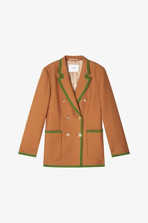 LK Bennett Cordelia Grosgrain-edge Woven-blend Blazer