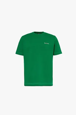Paul Smith Relaxed-fit Logo Embroidered Cotton T-shirt