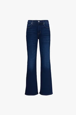 Citizens of Humanity Lilah Flared-cuffs Straight-leg High-rise Stretch-regenerative-denim Blend Jeans