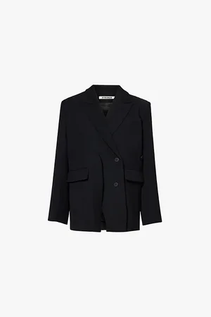 OTTOLINGER Signature Split Double-breasted Stretch-woven Blend Blazer