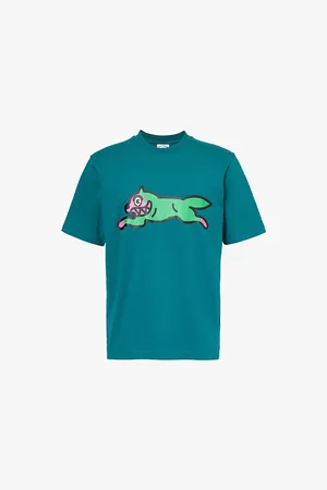 ICECREAM Running Dog Branded-print Cotton-jersey T-shirt