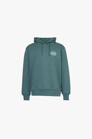 Dickies Globe Brand-embroidery Cotton-blend Hoody