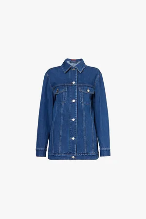 Gucci Relaxed-fit Branded Denim Jacket