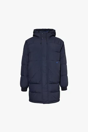 Paul Smith Brand-print Hooded Shell Coat