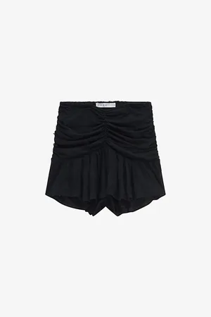 IRO Hamona Ruched Woven Mini Skirt