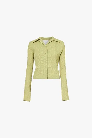 Nanushka Zoie Plisse Woven Shirt