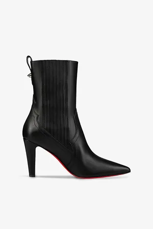 Christian Louboutin Santigag 85 Leather Heeled Boots