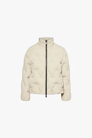 Burberry Brand-embroidery Padded Regular-fit Woven-down Jacket