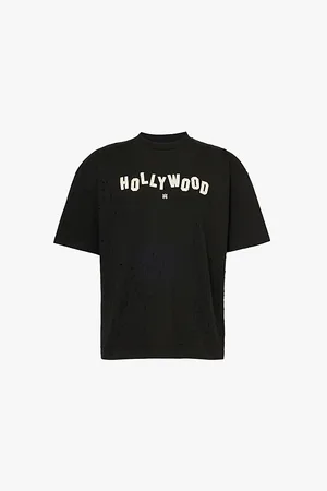 AMIRI Shotgun Brand-embroidery Relaxed-fit Cotton-jersey T-shirt
