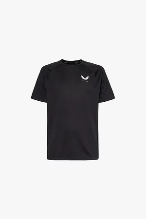 CASTORE Brand-print Short-sleeve Woven T-shirt