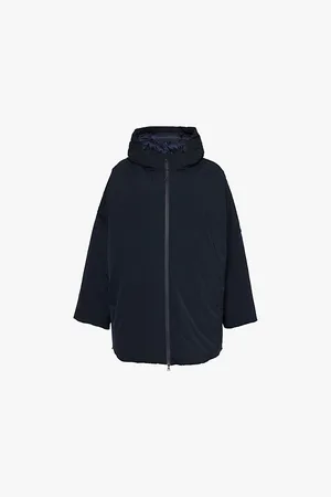 Max Mara Capsula Drawstring-hood Relaxed-fit Stretch-woven Jacket