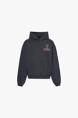 Rhude Send s Brand-print Cotton-jersey Hoody