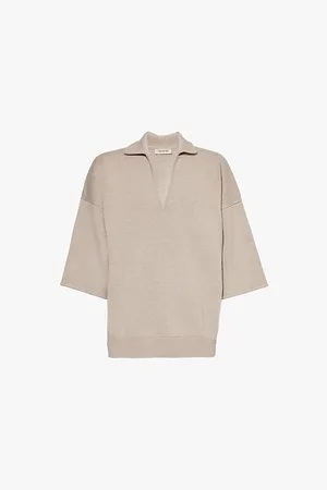 FEAR OF GOD Boucle Polo Wool-knit Jumper