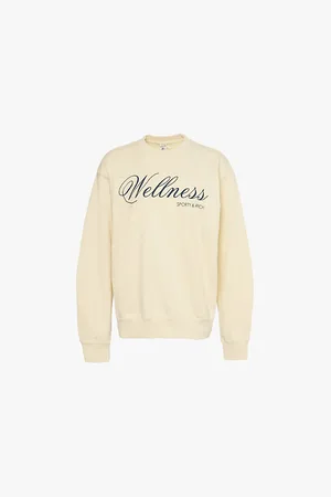 Sporty & Rich Ivy Carlyle Brand-print Long-sleeve Cotton-jersey Sweatshirt